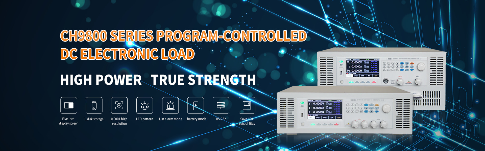 CH9800 series program-controlled  DC electronic load